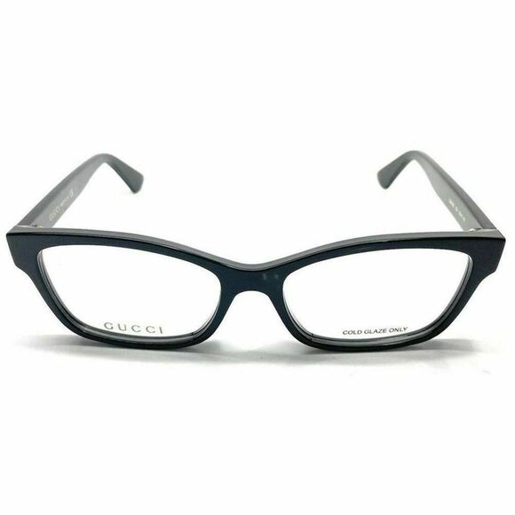 Gucci Black Frame & Demo Lens Gg0635o 004 Women's Cat Eye Eyeglasses - Picture 2 of 4